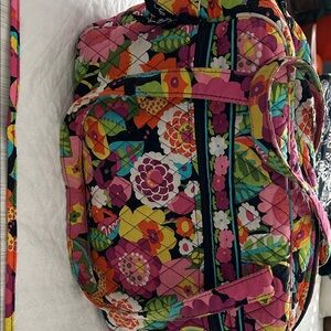 Vera Bradley Floral Quilted Diaper bag - Pink and Green